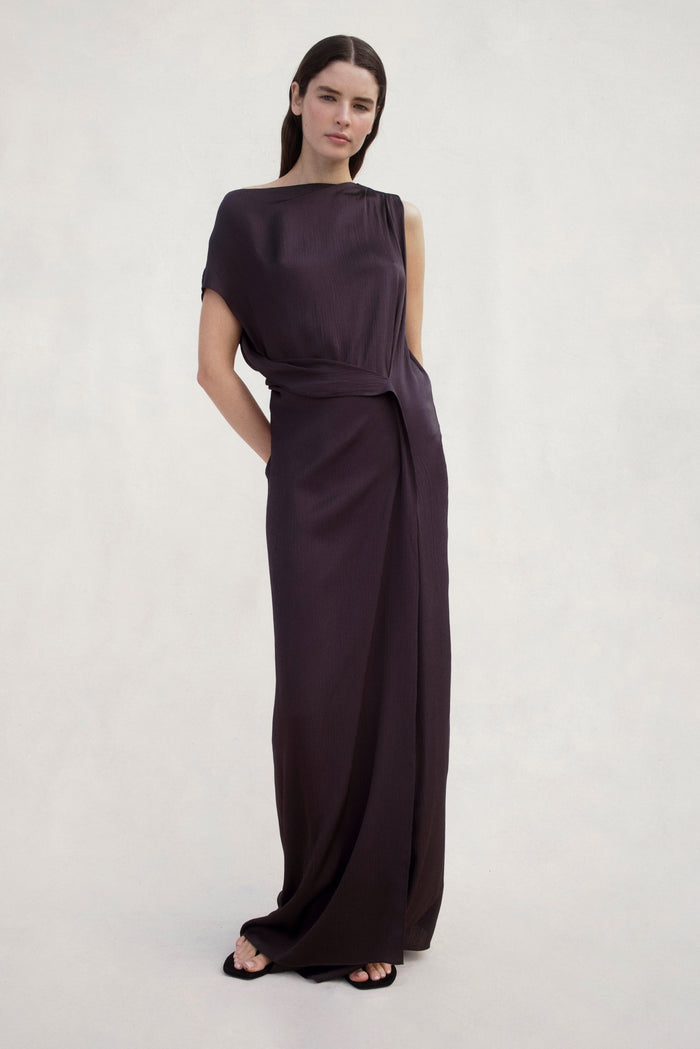 Bondi Born Ardea Draped Dress - Mocha