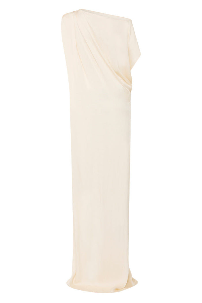 Bondi Born Ardea Draped Dress - Pearl