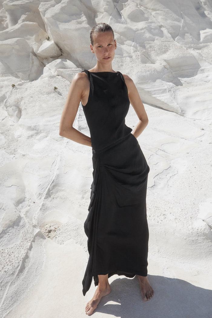 Bondi Born Ardea Draped Skirt - Black