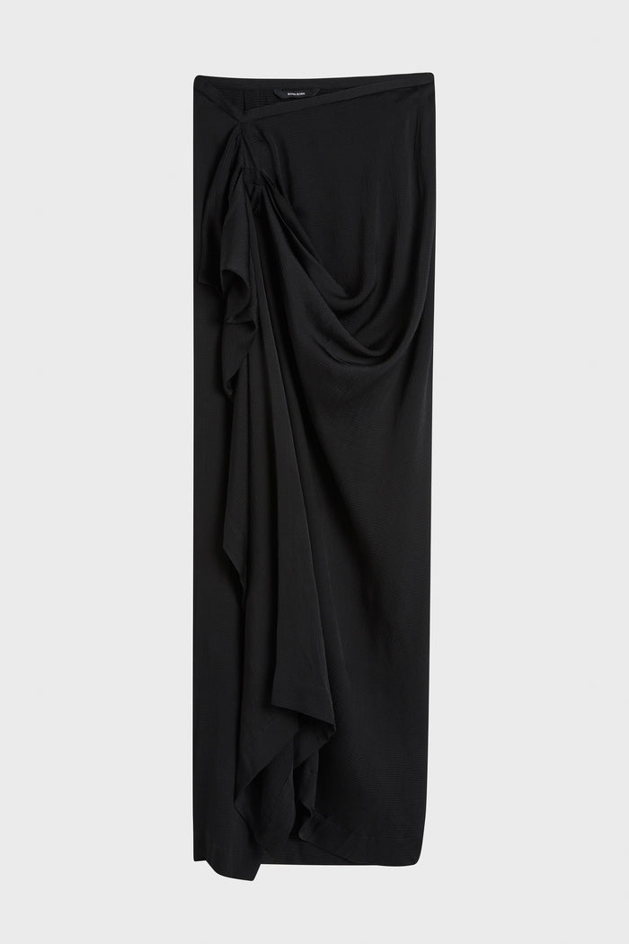 Bondi Born Ardea Draped Skirt - Black