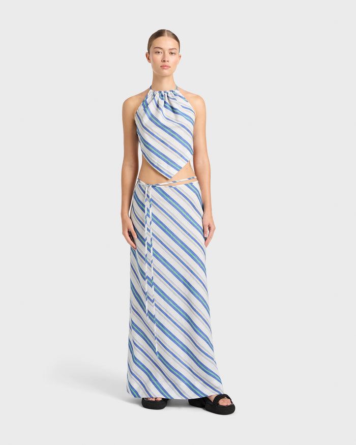 bondi born Arezzo Bias Skirt - Lapis