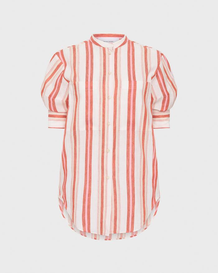 Bondi Born Arezzo Short Sleeve Shirt - Watermelon