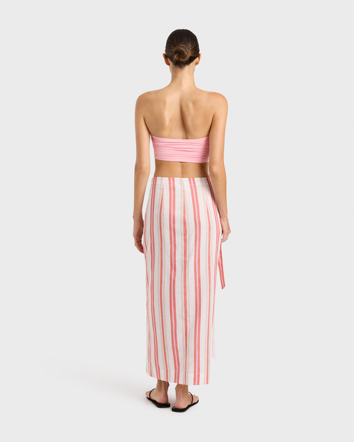 Bondi Born Arezzo Wrap Skirt - Watermelon