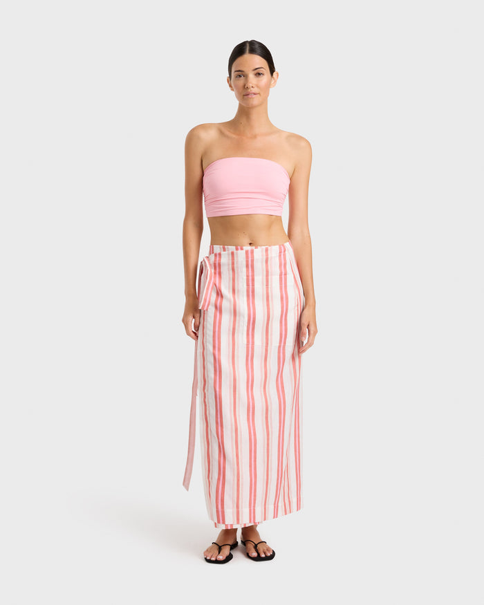 bondi born Arezzo Wrap Skirt - Watermelon