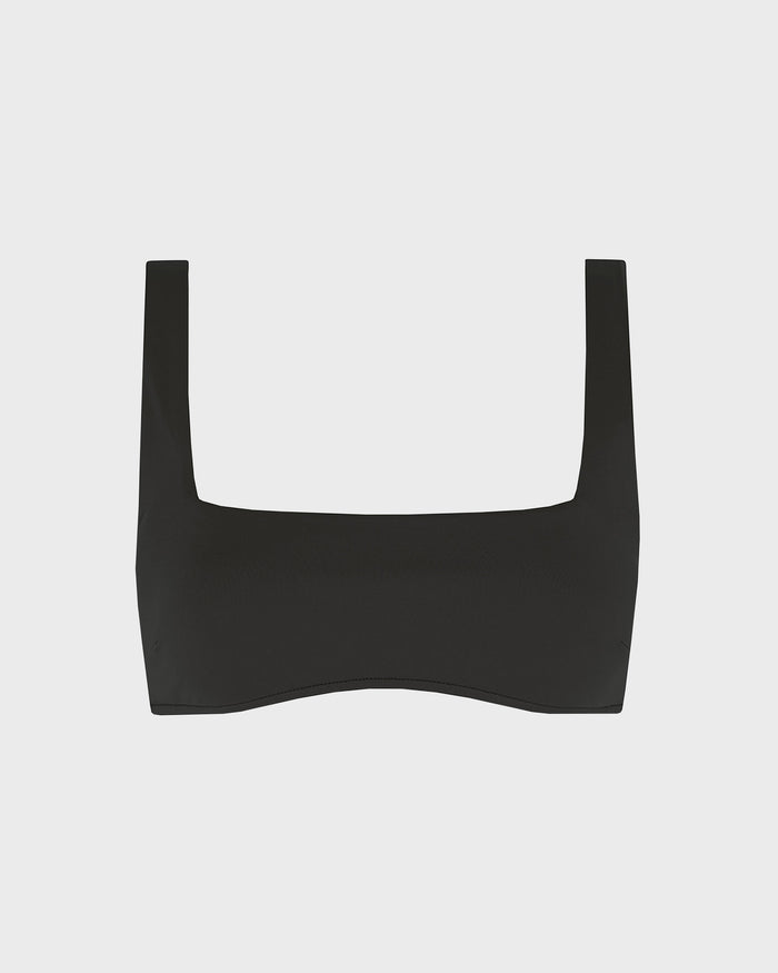 Bondi Born Aria Bikini Top - Black (Embodee™)