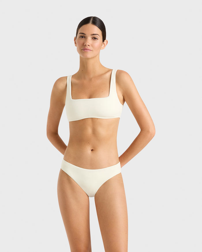 bondi born Aria Bikini Top - Porcelain (Embodee™)