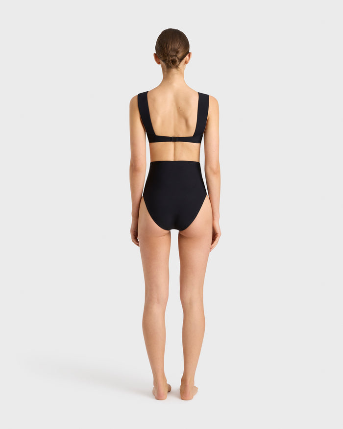 Bondi Born Aries Bikini Bottom - Black (Sculpteur®)