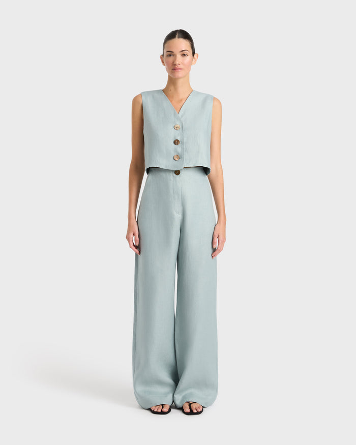 bondi born Atami Vest - Celadon