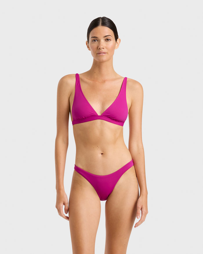 bondi born Aurelie Bikini Top - Acai (Singuleur®)