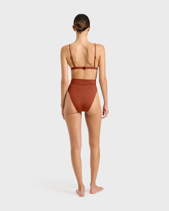 Bondi Born Aurelie Bikini Top - Copper (Singuleur®)