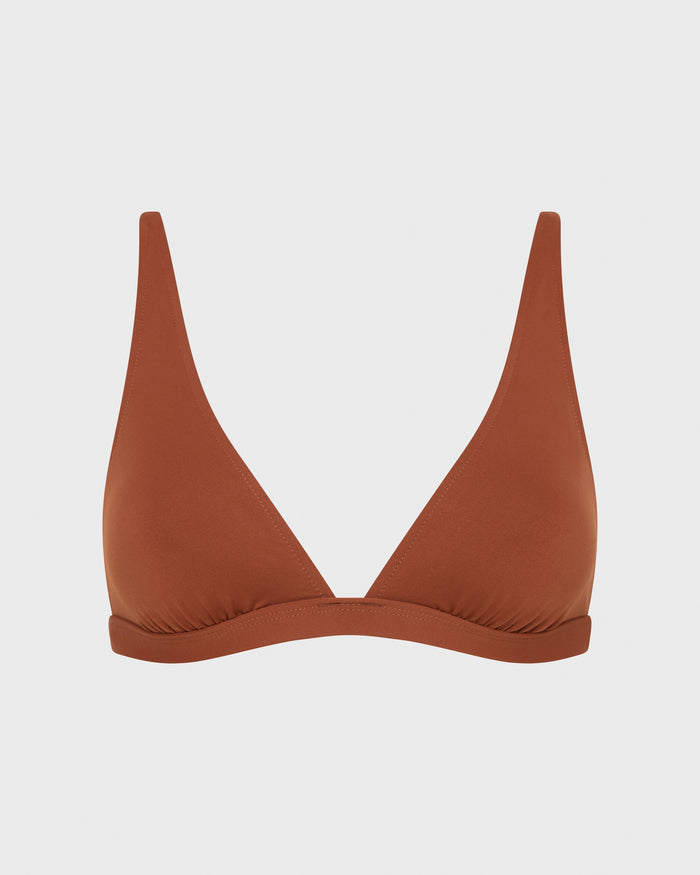 Bondi Born Aurelie Bikini Top - Copper (Singuleur®)