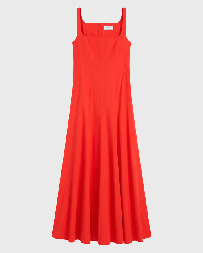 Bondi Born Avila Panelled Maxi Dress - Scarlet
