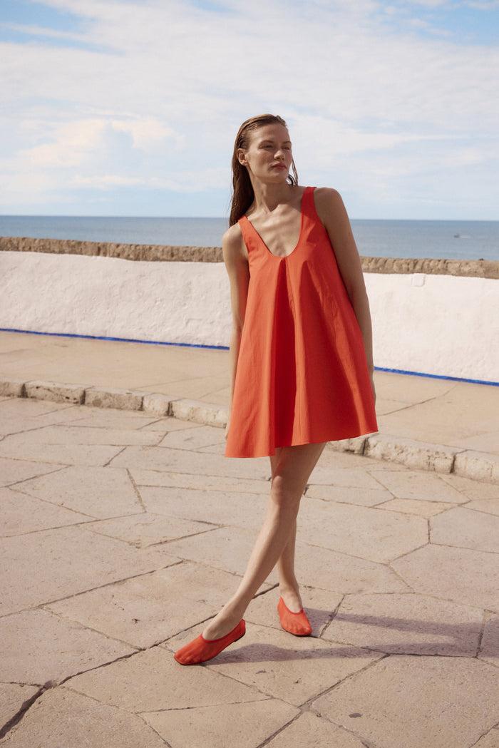 Bondi Born Avila Swing Mini Dress - Scarlet