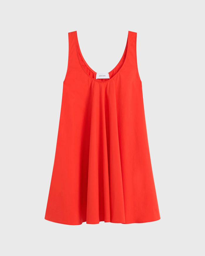 Bondi Born Avila Swing Mini Dress - Scarlet