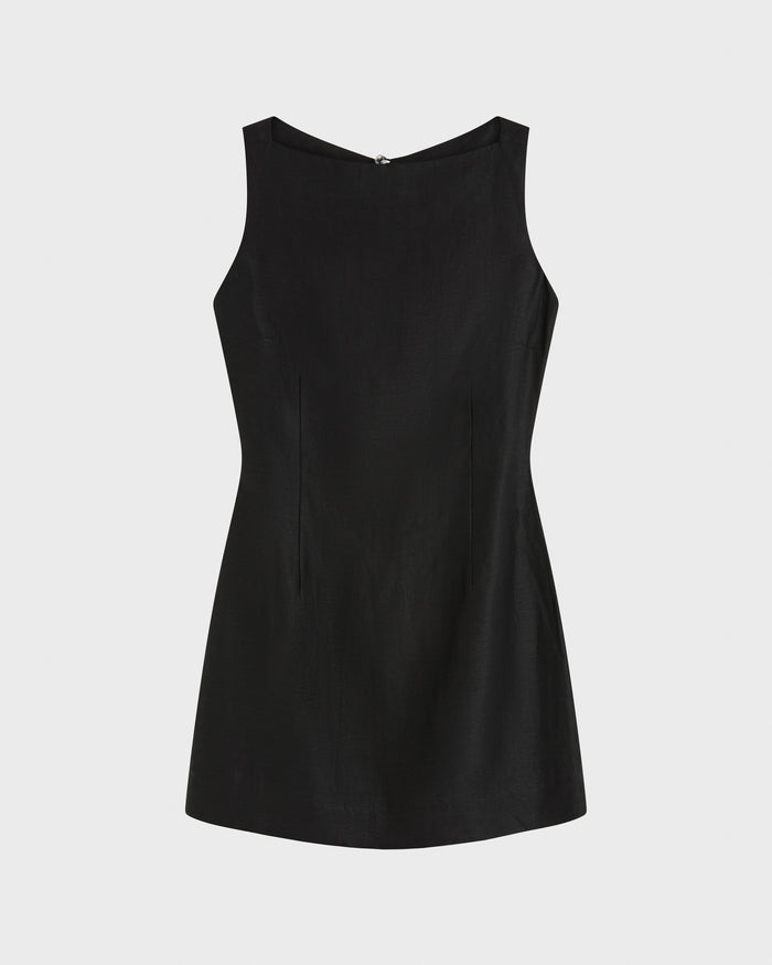 Bondi Born Bormio Backless Mini Dress - Black