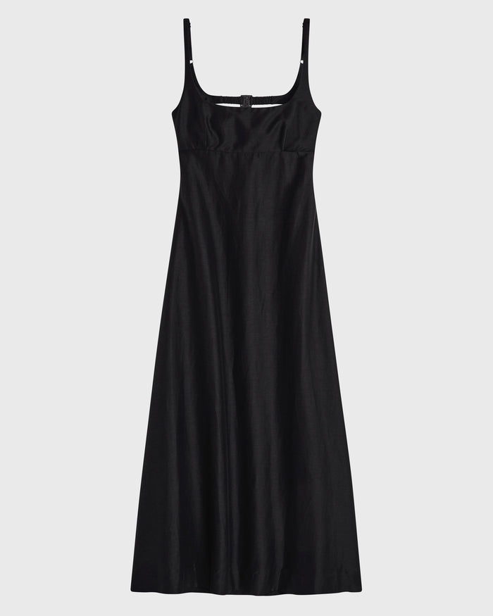 Bondi Born Bormio Exposed Back Maxi Dress - Black