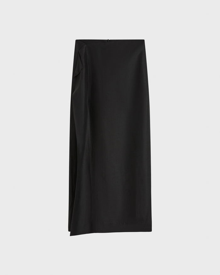 Bondi Born Bormio Origami Maxi Skirt - Black