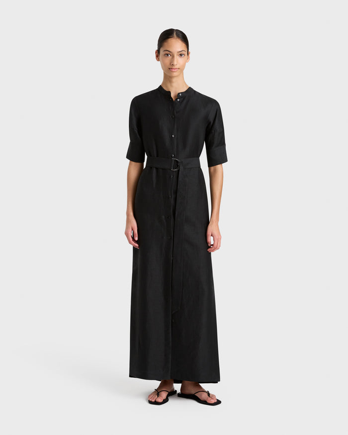 bondi born Bormio Shirtdress - Black
