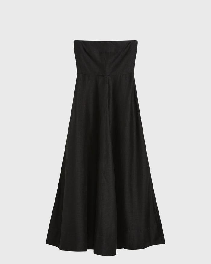 Bondi Born Bormio Strapless Maxi Dress - Black