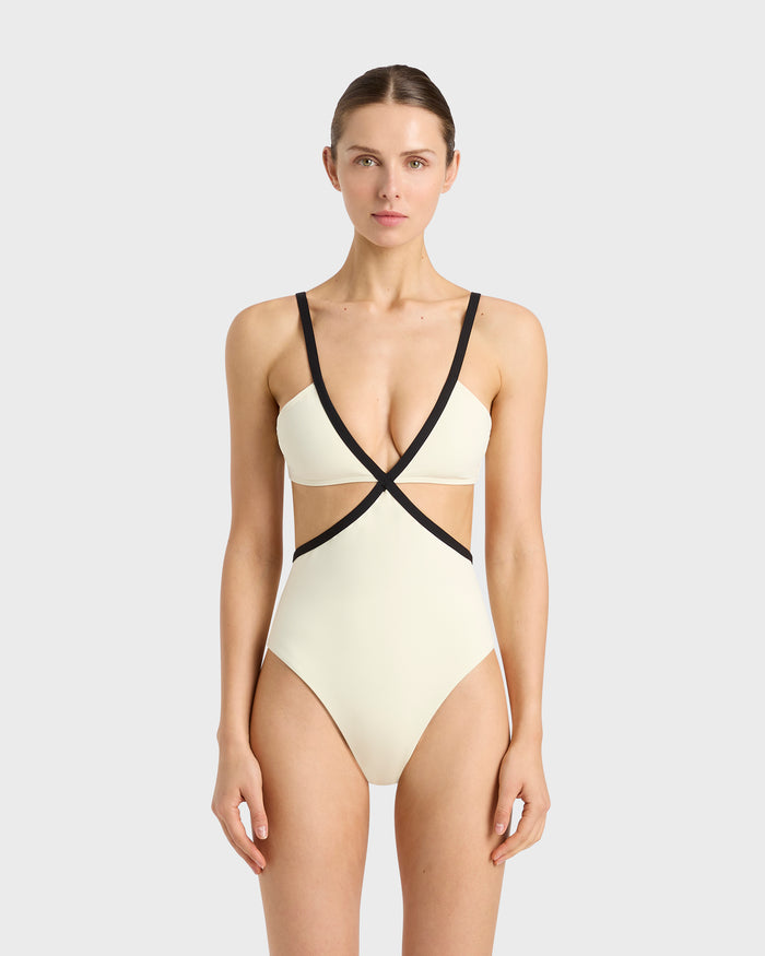 bondi born Caitlin One Piece - Porcelain (Embodee™)