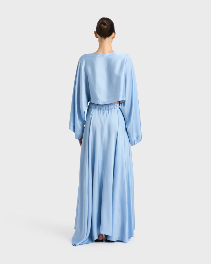 Bondi Born Como Kimono Top - Sky Blue