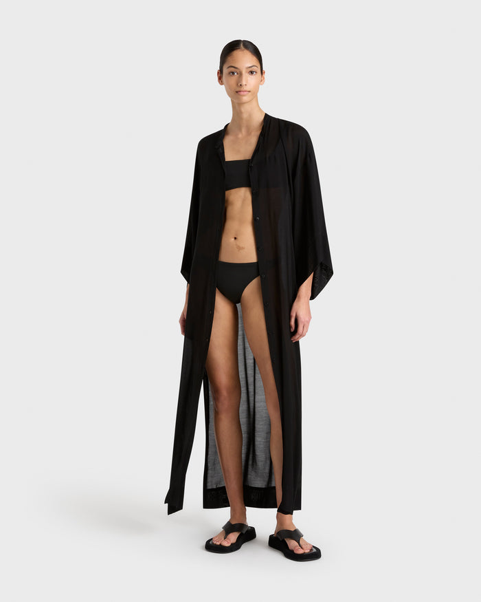Bondi Born Cremona Kimono Sleeve Coverup - Black