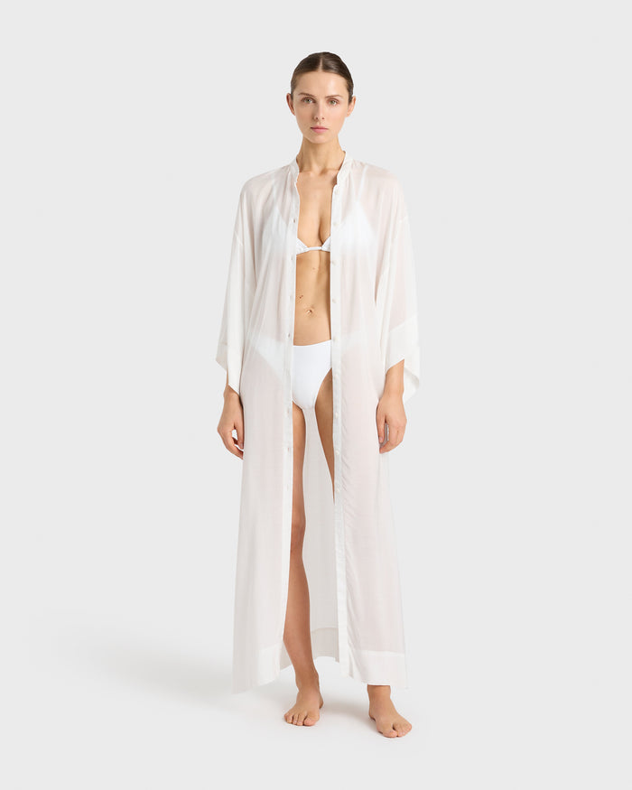 Bondi Born Cremona Kimono Sleeve Coverup - White
