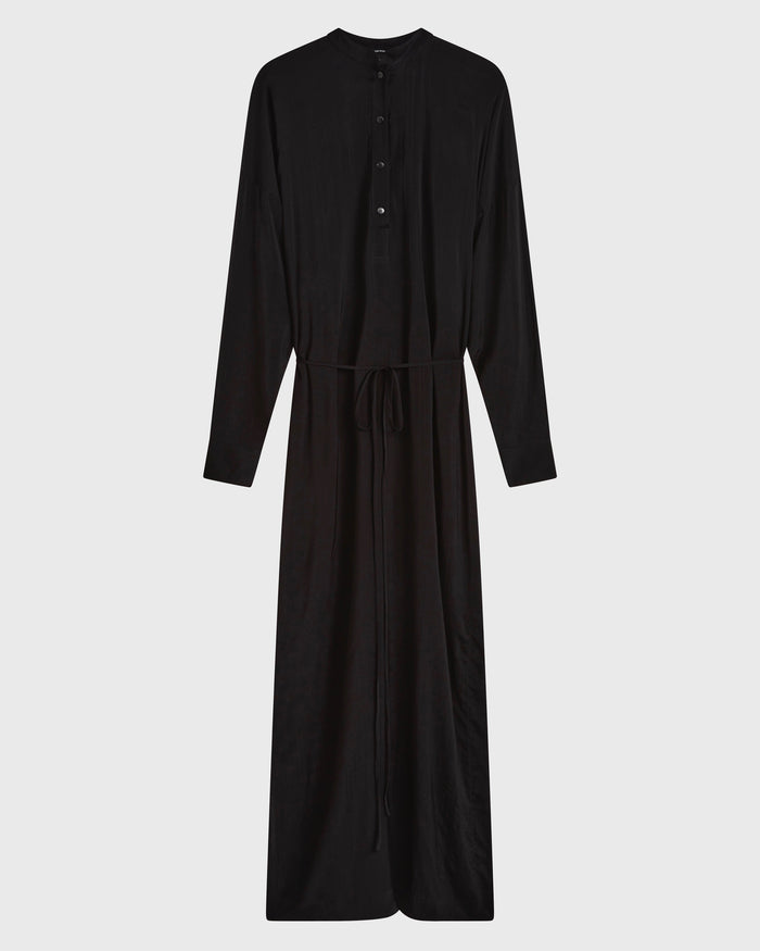 Bondi Born Cremona Long Tunic Dress - Black