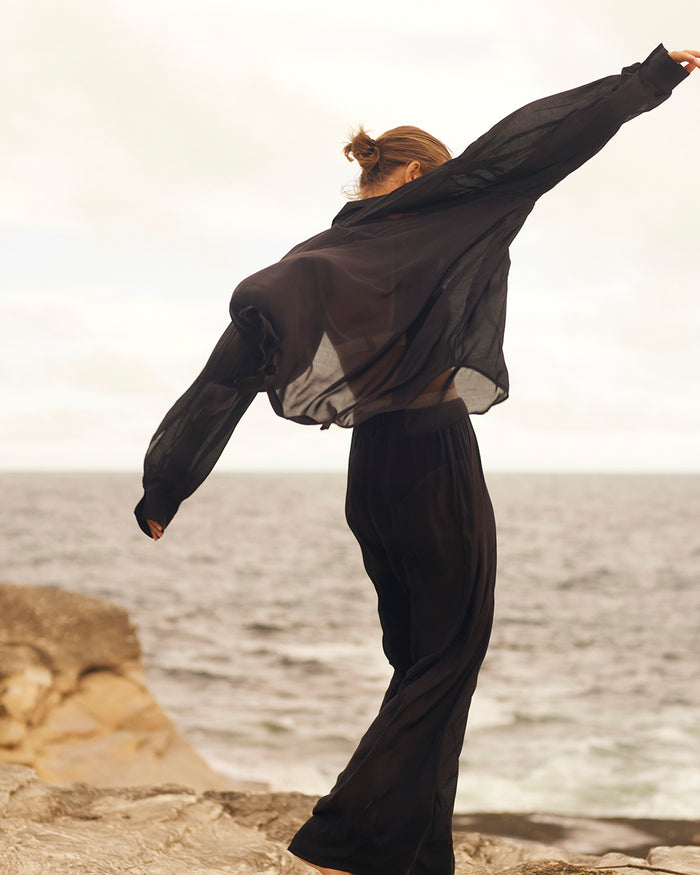 Bondi Born Cremona Oversized Shirt - Black