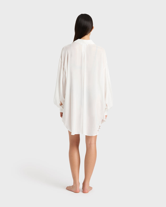 Bondi Born Cremona Oversized Shirt - White