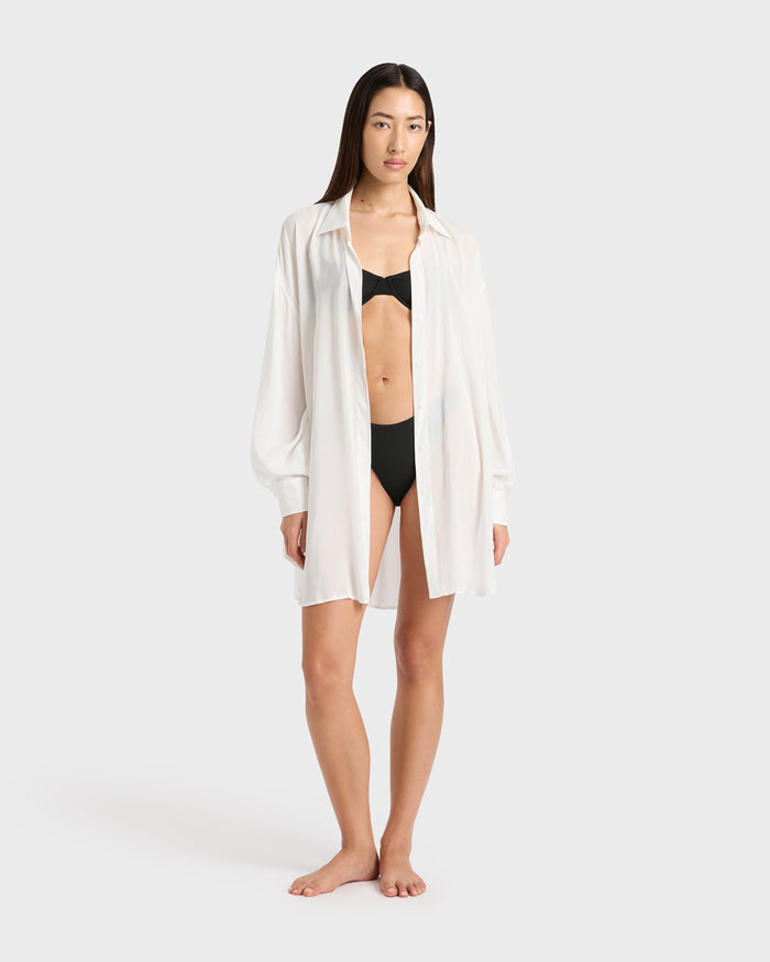 bondi born Cremona Oversized Shirt - White