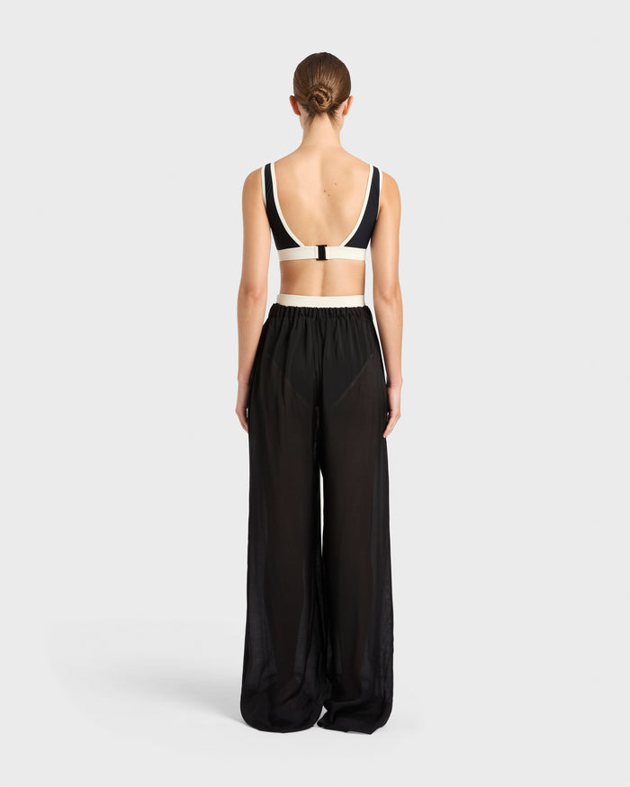 Bondi Born Cremona Sheer Pant - Black