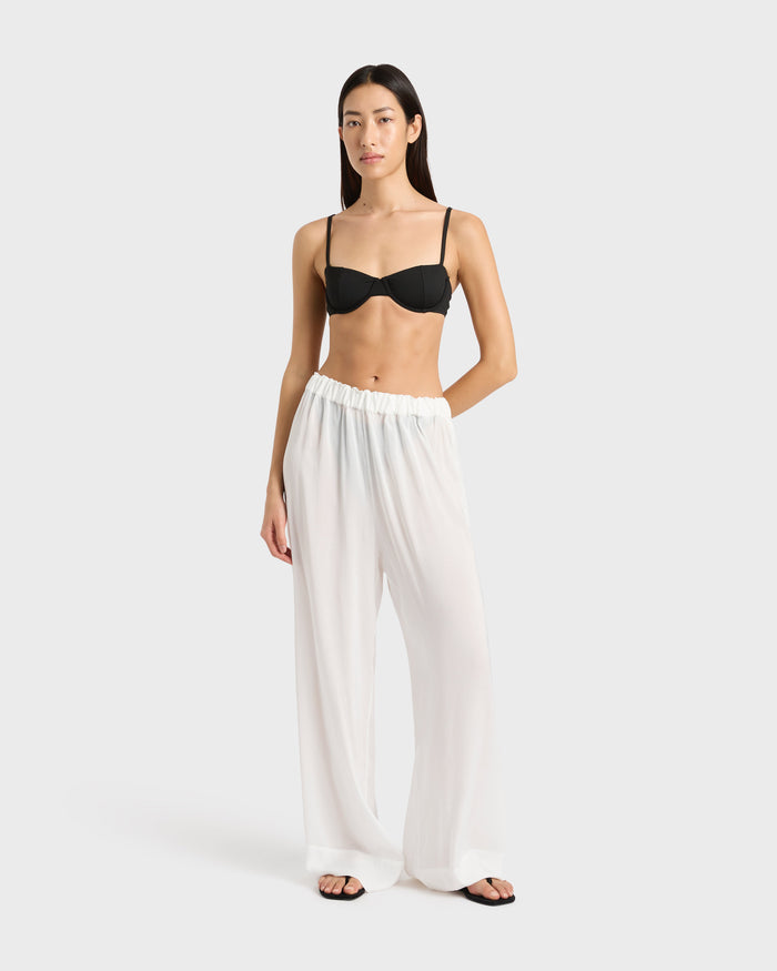 Bondi Born Cremona Sheer Pant - White