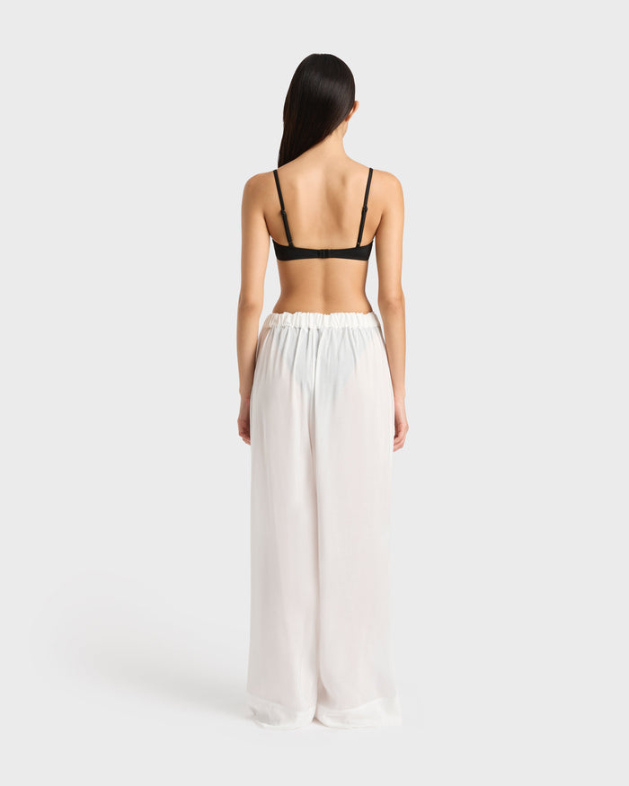 Bondi Born Cremona Sheer Pant - White