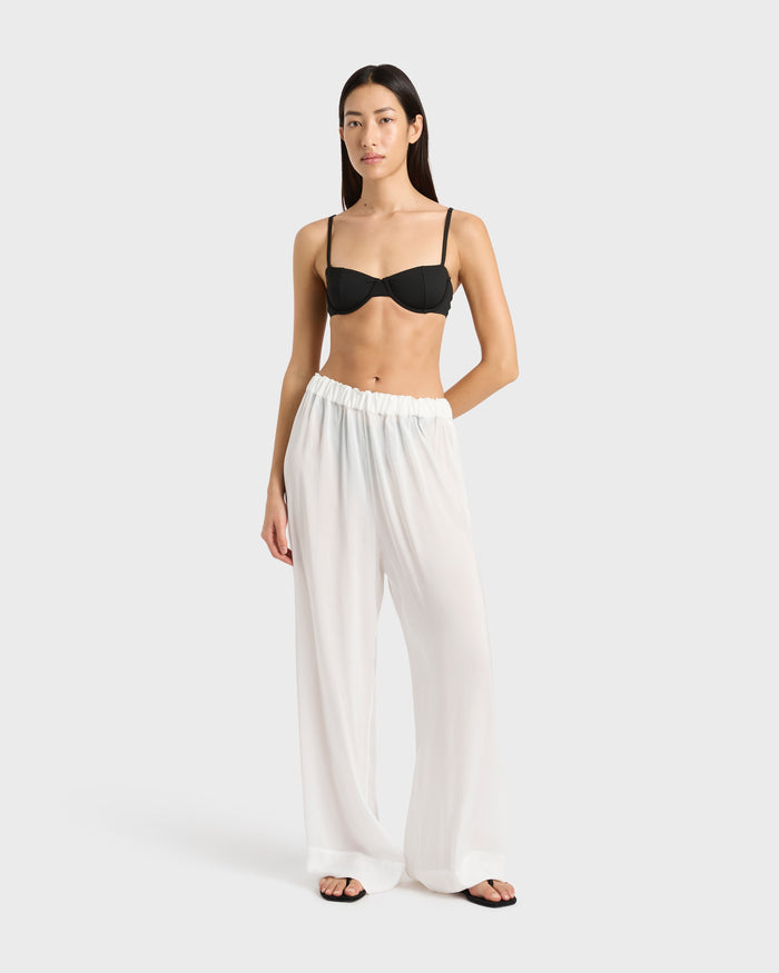 bondi born Cremona Sheer Pant - White