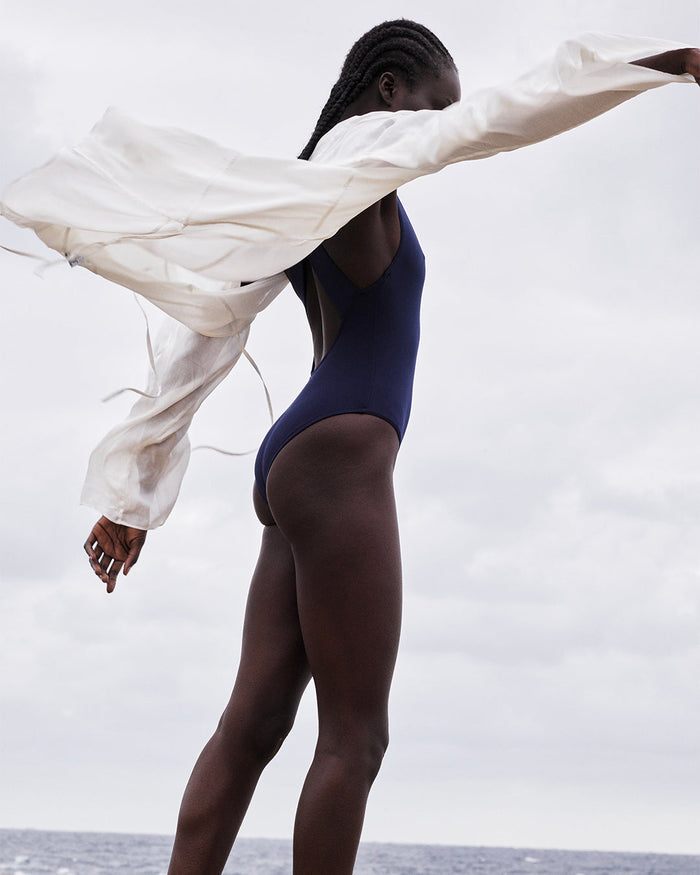 Bondi Born Cremona Tie-Front Mini Coverup - White