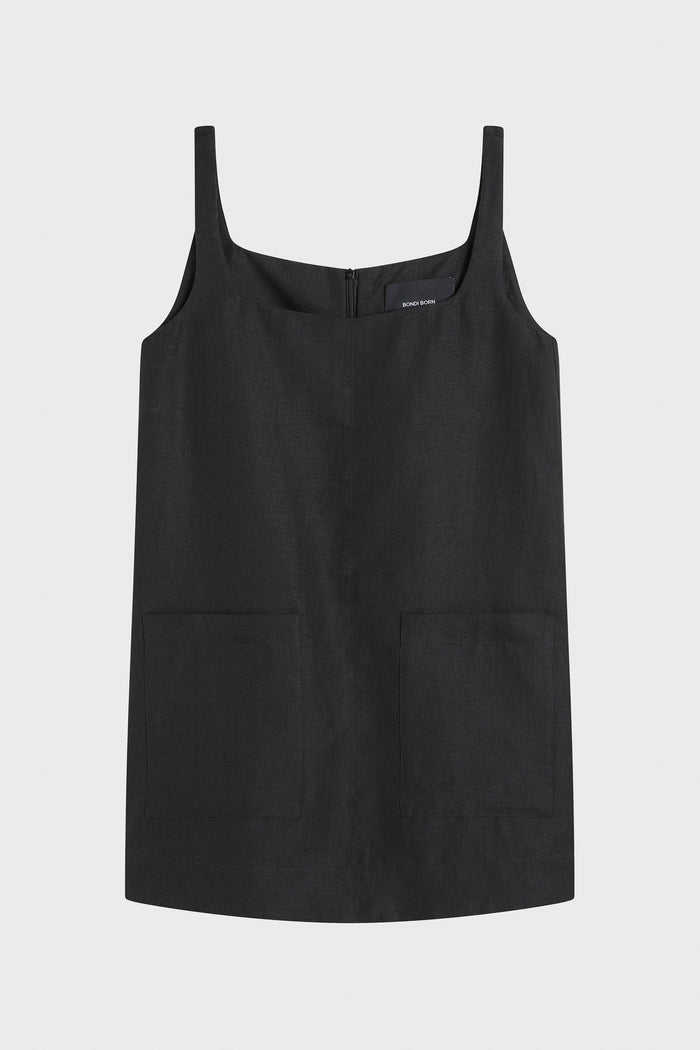 Bondi Born Delphi A-line Mini Dress - Black