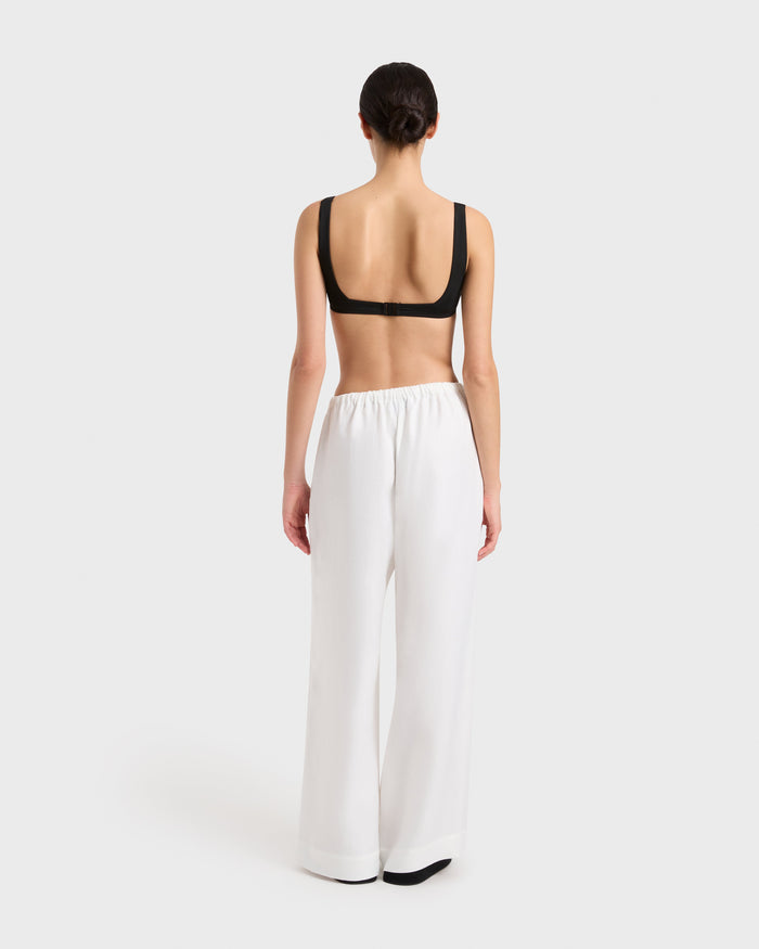 Bondi Born Delphi Drawstring Pant - White