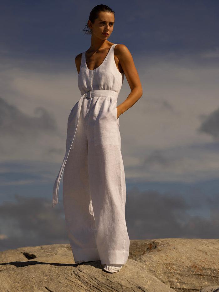 Bondi Born Delphi Jumpsuit - White