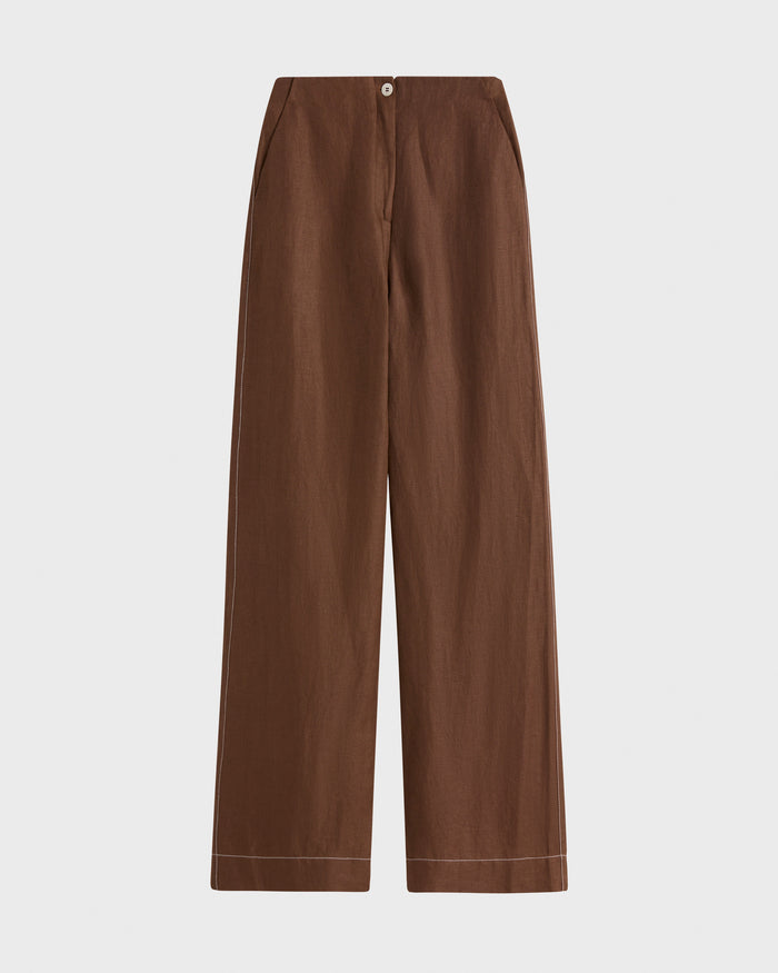 Bondi Born Delphi Tailored Pant - Cocoa