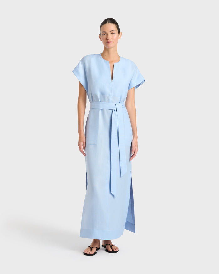 bondi born Delphi Universal Tunic Dress - Sky