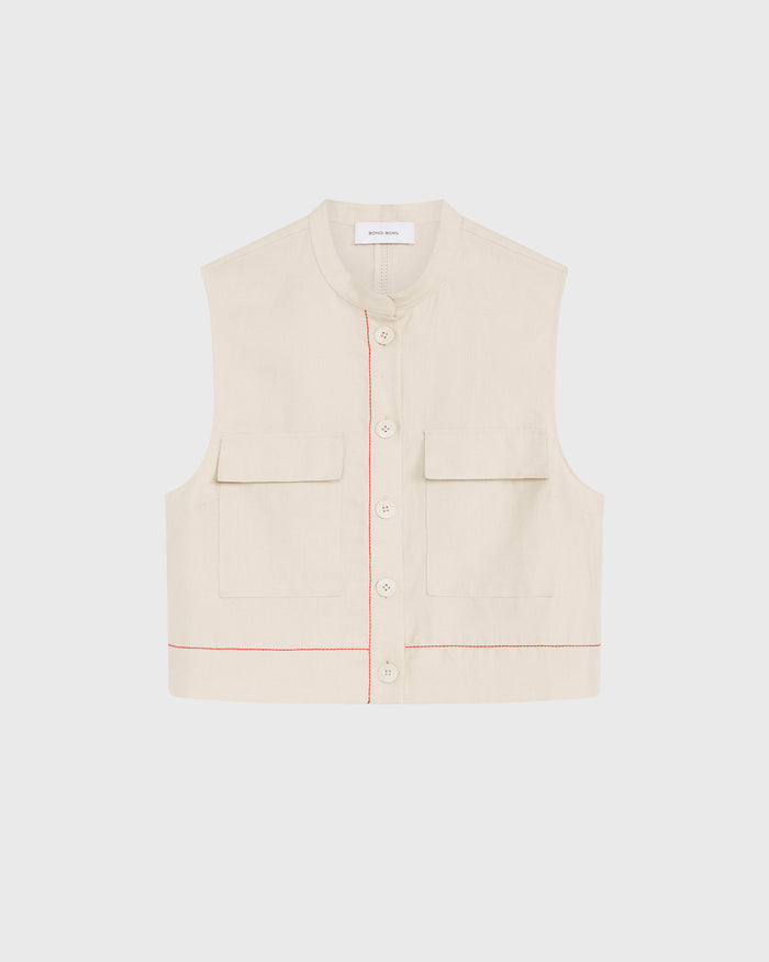 Bondi Born Delphi Utility Bodice - Sand