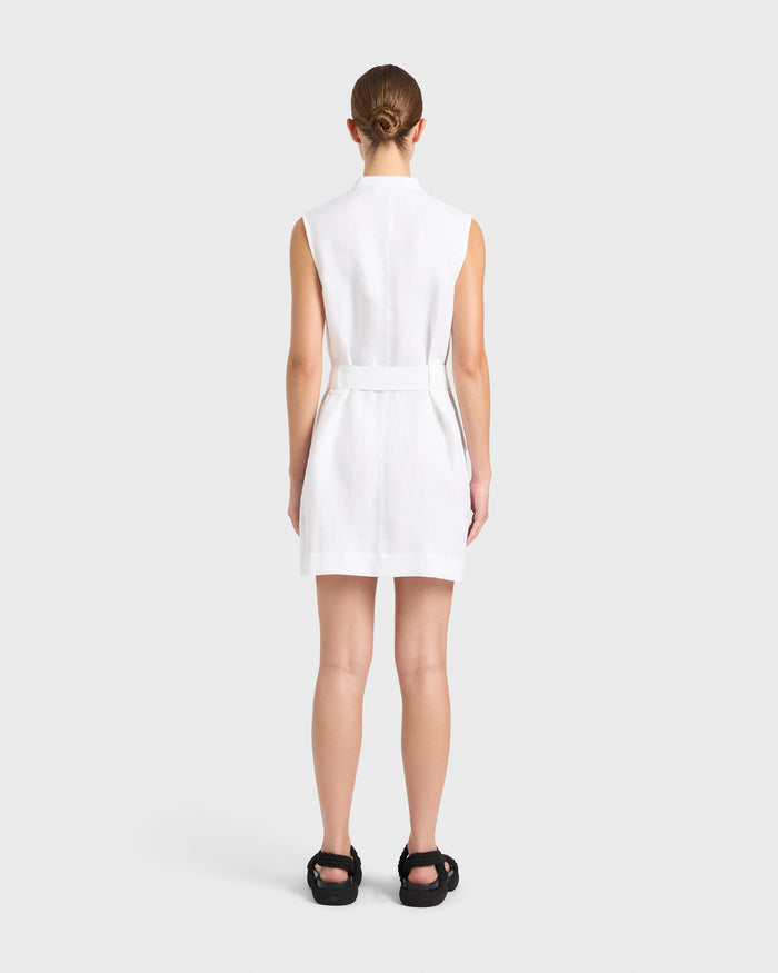 Bondi Born Delphi Utility Dress - White