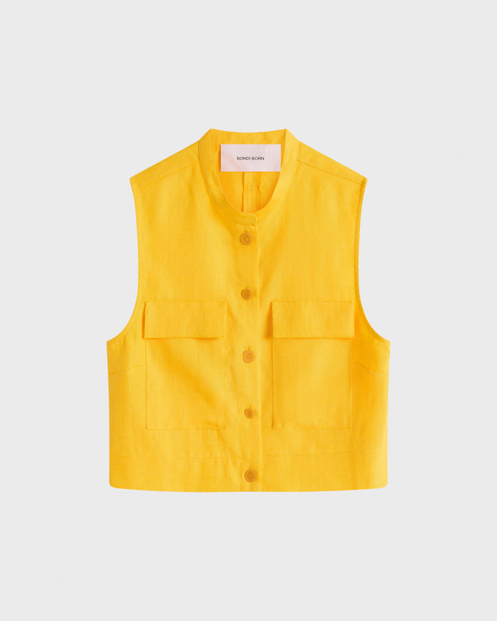 Bondi Born Delphi Utility Top - Daffodil