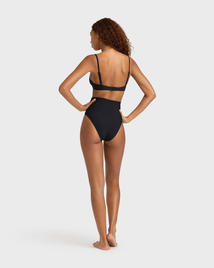 Bondi Born Faith Bikini Bottom - Black (Sculpteur®)