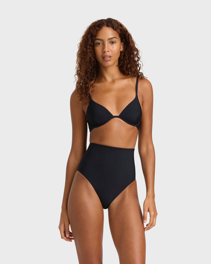 bondi born Faith Bikini Bottom - Black (Sculpteur®)
