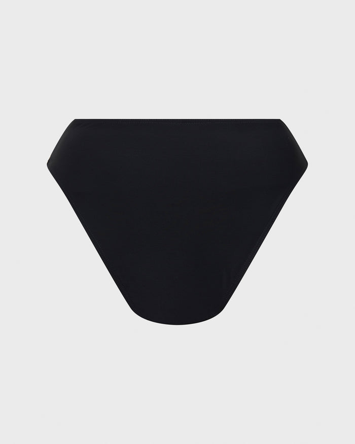 Bondi Born Fern Bikini Bottom - Black (Sculpteur®)