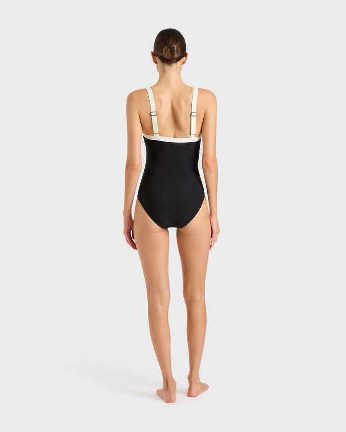 Bondi Born Hana One Piece - Black & Pearl (Sculpteur®)