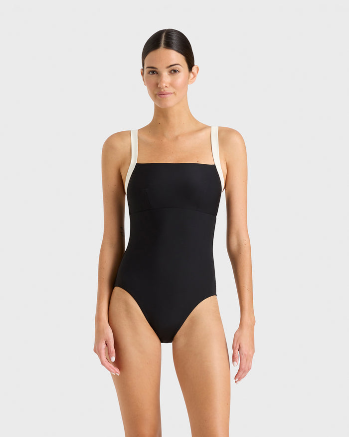 bondi born Hana One Piece - Black & Pearl (Sculpteur®)