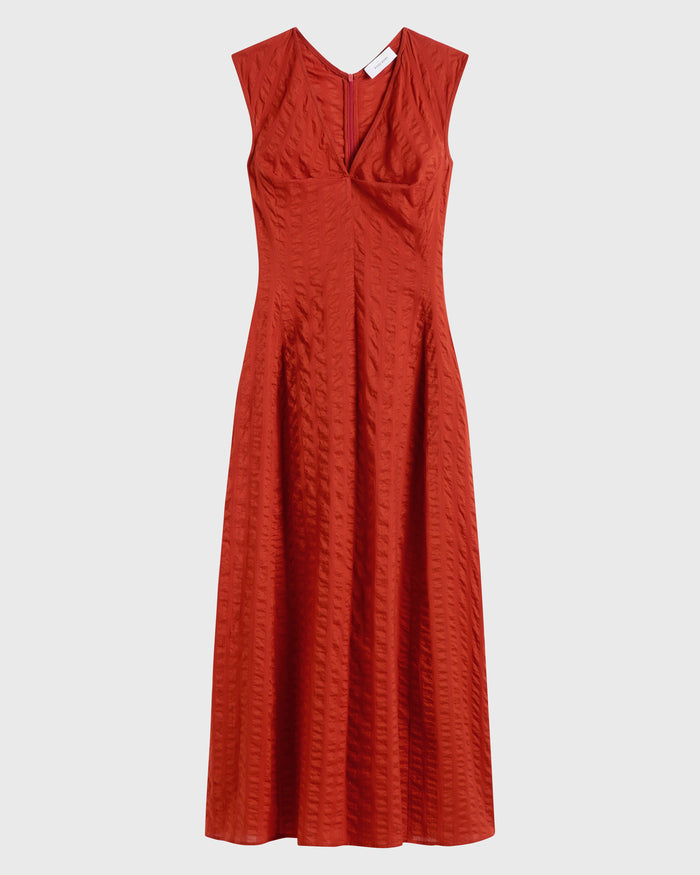 Bondi Born Hastings V Neck Maxi Dress - Rosso